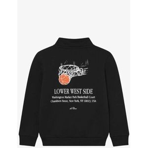 Les Deux - West Side - Sweater - Zwart - Halve Rits