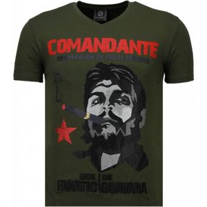 Local Fanatic Che guevara comandante rhinestone t-shirt