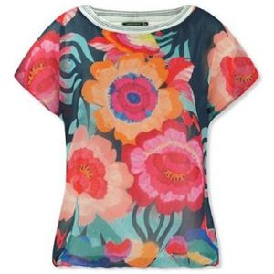 Lizzy & Coco Lizzy & coco top salsi- rainbow flowers