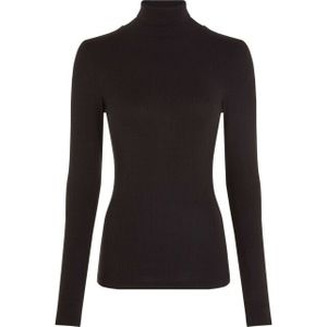 King Louie - Rollneck Top - Shadow Blauw - Uni Rib