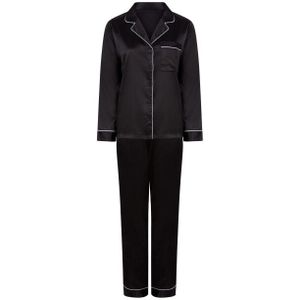 Towel City Dames satijnen lange pyjama set