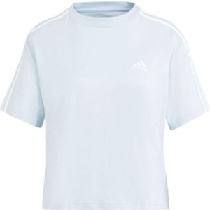 Adidas Dames essentials 3 strepen single jersey gewaad top