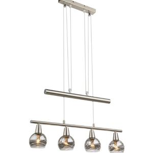 Globo Moderne hanglamp roman l:60cm e14 metaal -