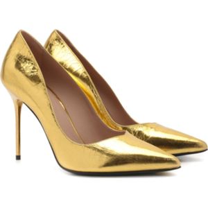 Balmain - Pumps - Leren - Puntige Neus - Hak 10,5 cm - Gemaakt in Italië