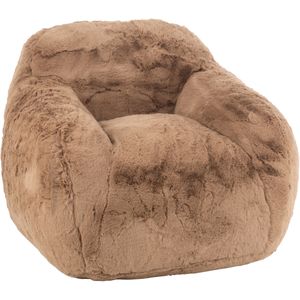 J-Line fauteuil cutie polyester taupe small 99x98x75cm