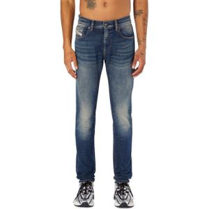 Diesel D-strukt 09m16 heren denim regular tapered fit -  die