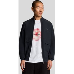 Lyle & Scott - Milano - Gebreid Jack - Marineblauw - Volledige Ritssluiting