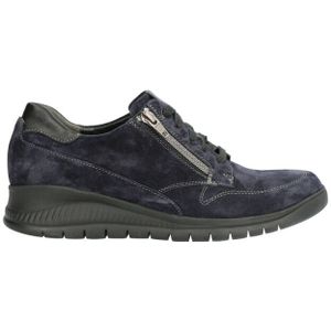 Durea - 432 7356 - Nette Schoenen - Blauw/Zwart - Suède/Leer