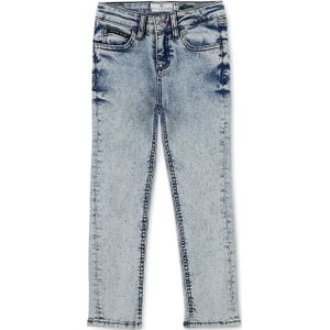 Slim Fit - Stretch Denim - Jeans - Met Rhinestone Decoraties