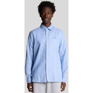 Lyle & Scott - Linen Stripe Long Sleeve Shirt - Overhemd - Allure