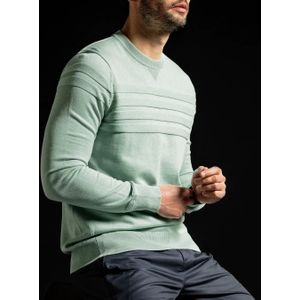 Koll3kt Lyocell knitted 3d stripe pullover