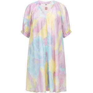 Boss - Diflowu - Jurk - Multi kleur - Mini Dress - Oversize Pasvorm