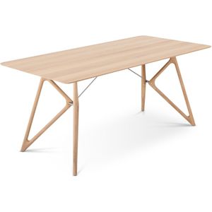 Gazzda Tink table houten eettafel whitewash 180 x 90 cm