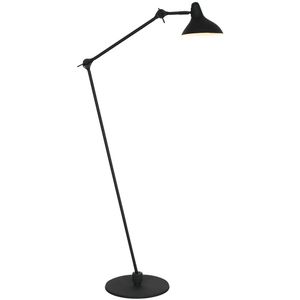 Anne Lighting Retro vloerlamp - metaal retro e27 l: 30cm voor binnen woonkamer eetkamer zwart