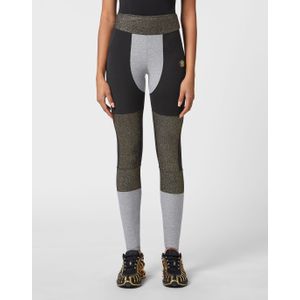 Sportbroeken - Leggings - Statement - Kleur-blok - Hoge Taille - Met Ritszak