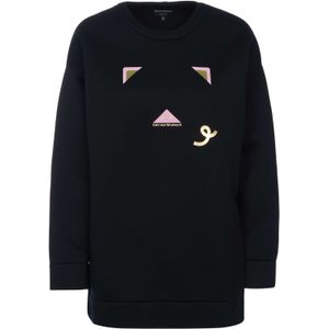 Emporio Armani - Sweatshirt - Zwart - Dames
