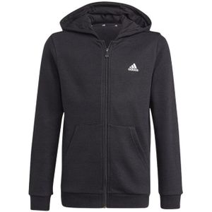Adidas - Essentials Full Zip Hoodie - Kinder - Zwart