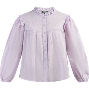 Dreimaster - Blouse - Lichtpaars - Vintage - Lange Mouwen