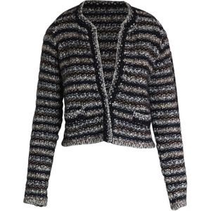 Isabel Marant Gestreepte Sweater met Diepe Halslijn in Multikleur Wol