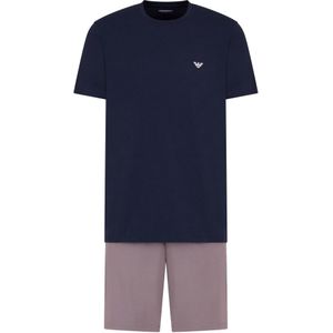 Emporio Armani - Pyjama - Tweedelig - T-shirt met Korte Mouwen en Bermuda Shorts