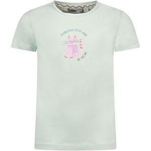 Moodstreet Meisjes t-shirt print minty