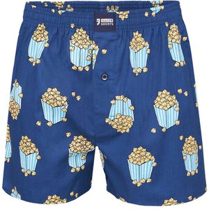 Happy Shorts Wijde boxershort heren popcorn print