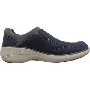 Clarks - Un Rise Step - Bootschoenen - Blauw - Glad Leer