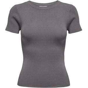 Jacqueline de Yong Jdycirkeline ss top knt taupe