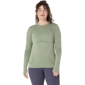 ASICS - Road Seamless LS Top - Hardloopshirt - Blauw - Naadloze Structuur