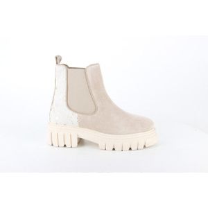 Maruti - 66.1620.02-U3G - Enkellaarzen - Beige - Suède - Rubber Zool