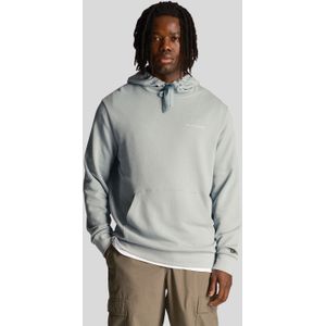 Lyle & Scott - Loopback Geborduurde Hoodie - Blauw - Heren