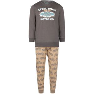 Charlie Choe Jongens pyjama steel bros dark