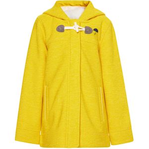 Schmuddelwedda Gebreide fleecejas met ruches voor meisjes Meisjes Donkergeel gemêleerd