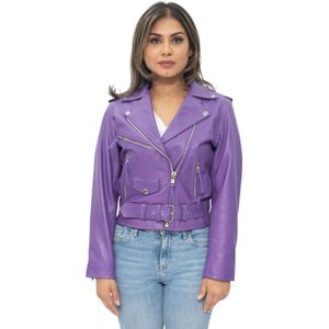 Brando - Murcia - Bikerjack - Zilver - Echt Koeienhuid