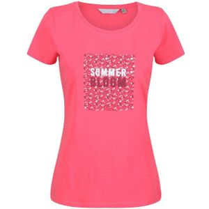 Regatta - Breezed II - T-shirt - Bloemen - Katoen - Korte Mouwen
