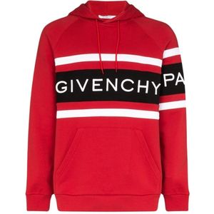 Givenchy - Hoodie - Rood - Geborduurd Logo