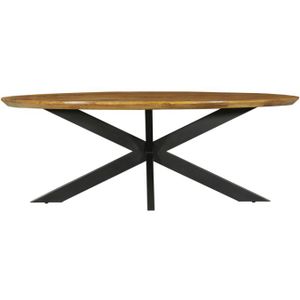 Starfurn Eetkamertafel brandy ovaal 180 cm