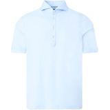 John Miller BusineKorte mouw Heren Overhemd Blauw