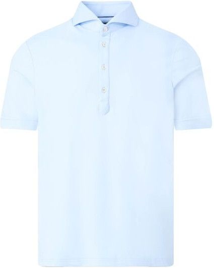 John Miller BusineKorte mouw Heren Overhemd Blauw