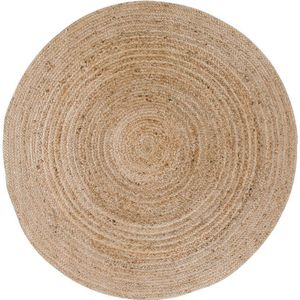 House Nordic Bombay rug rug in braided jute, nature, Ø150 cm