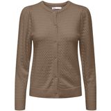 Only Onlkatia ls puff cardigan cc knt taupe