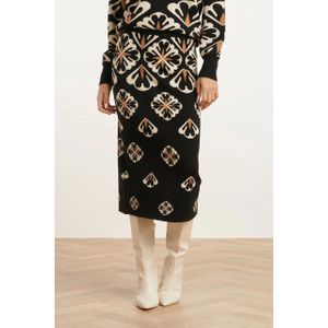 Smashed Lemon - Kokerrok - Zwart/Creme/Multicolour