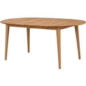 Rowico Home Filippa uitschuifbare houten eettafel naturel 170 x 105 cm