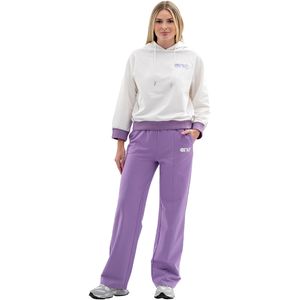 Tom Barron - Damescapuchon - Geribde Trainingsjurk - Met Borduursel - Boorden Aan De Zijkant