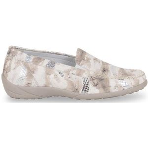 Waldläufer - 640004 - Instappers - Creme - Leer