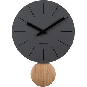 Karlsson wandklok arlo pendulum donker