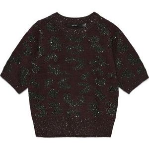 Vero Moda - Vmzuzu 2/4 O-neck Pullover - Winetasting - Dames