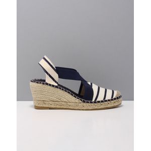 Viguera Espadrilles dames rayas marino