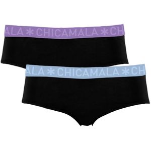 Muchachomalo Dames 2-pack hipster effen