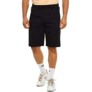 Karl Lagerfeld - Korte Broeken - Zwart - Polyester - Sportieve Shorts met Elastische Tailleband